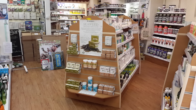 poster design in riga seafarmacy selling desk